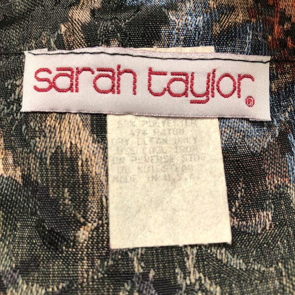 NWOT - Black & Multi Floral Fit & Flare Jacket - Picture 16 of 16